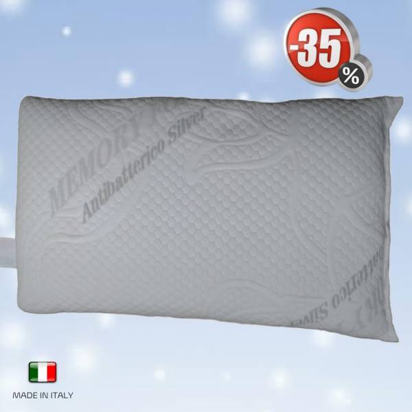 Cuscino Memory Foam Antibatterico Silver