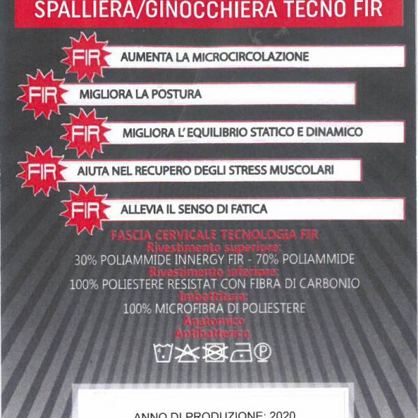 Foto 7: Spalliera / Ginocchiera Tecno FIR