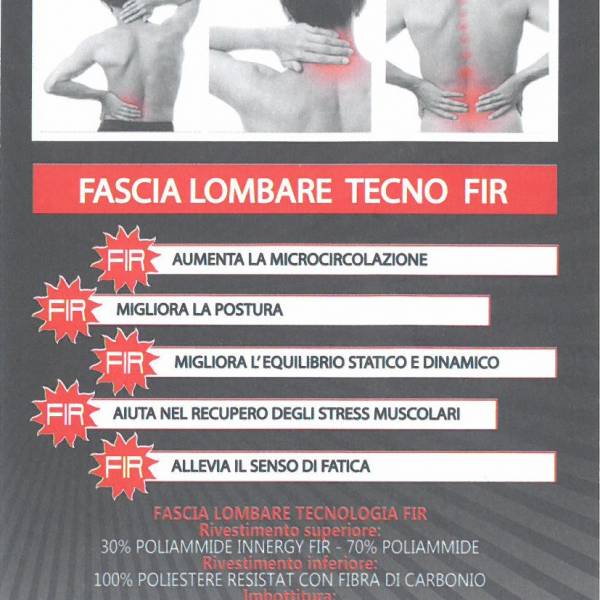 Foto 6: Fascia Lombare Tecno FIR