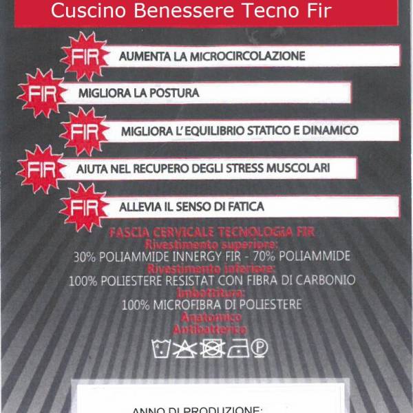 Foto 5: Cuscino Benessere Tecno FIR