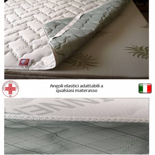 Foto 4: NYX Linea Notte - Matrimoniale - Coprimaterasso FIR con angoli elastici (160 X 190 cm) PROMOZIONALE