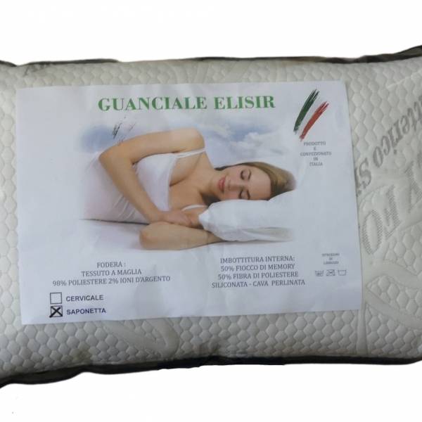 Foto 5: Cuscino Memory Foam Antibatterico Silver